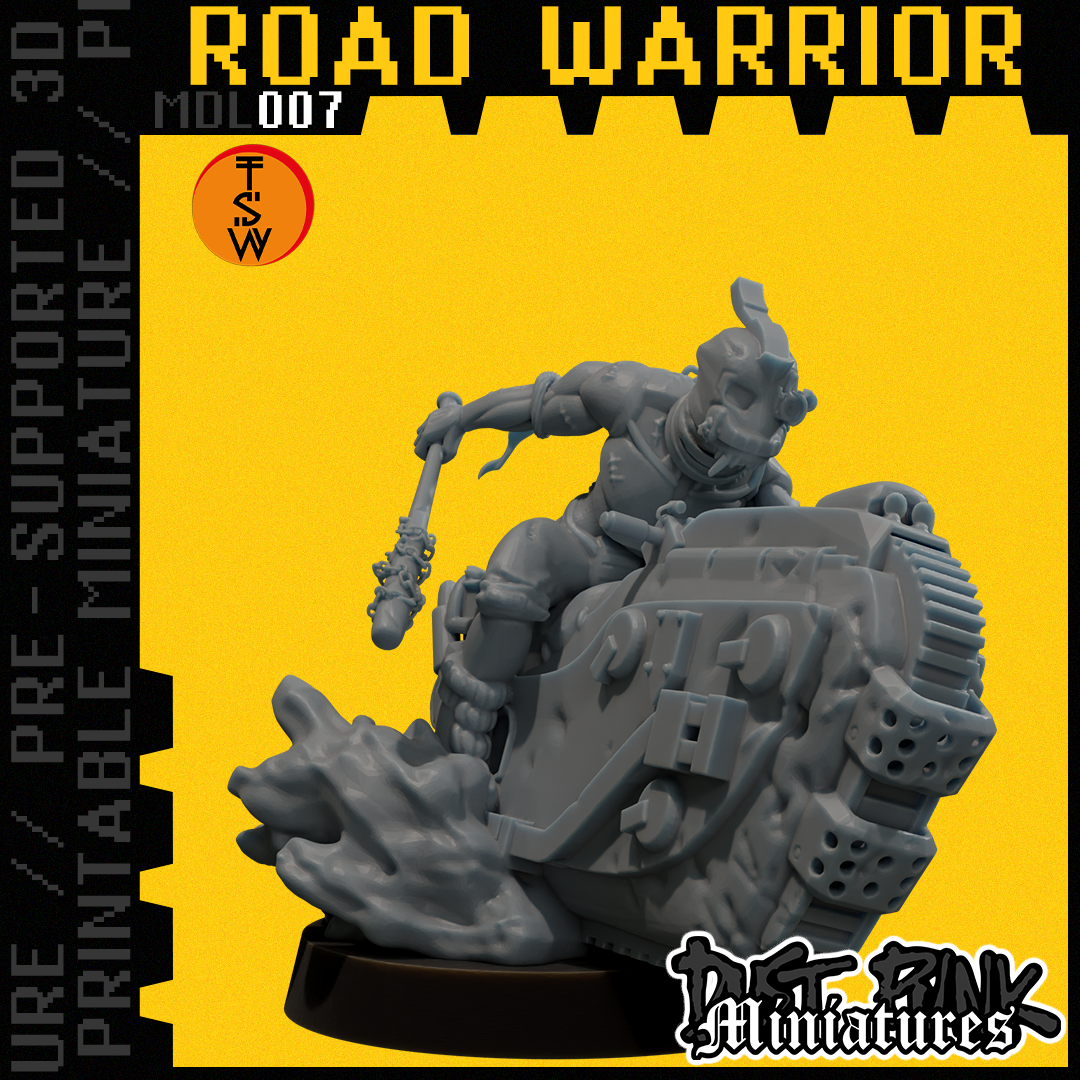 MDL007 ROAD WARRIOR [PRE-SUPPORTED]